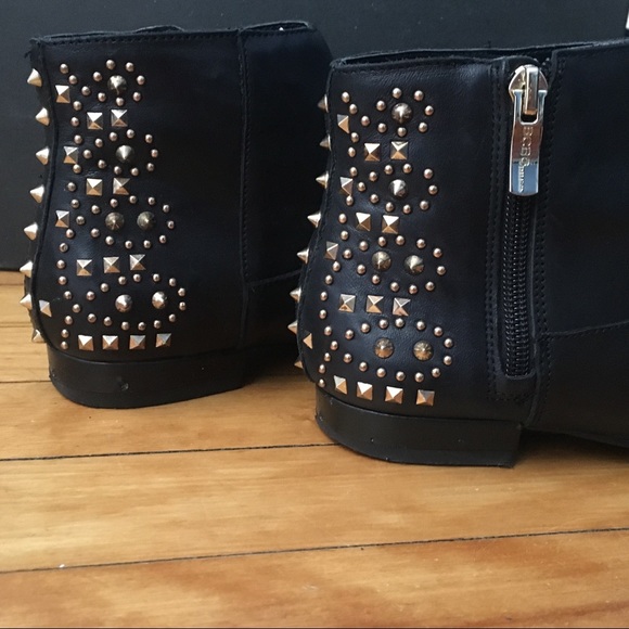 BCBGeneration Logan Studded Ankle Leather Booties - Picture 3 of 9